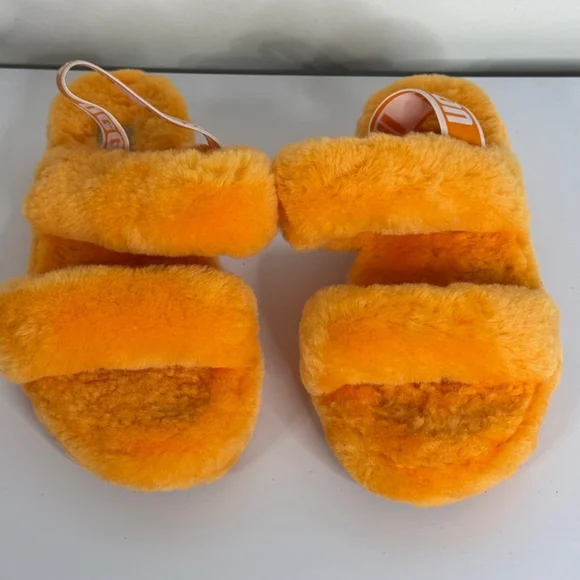 UGG Oh Yeah "Orange" Slide Women's Size 8 - Picture 1 of 5